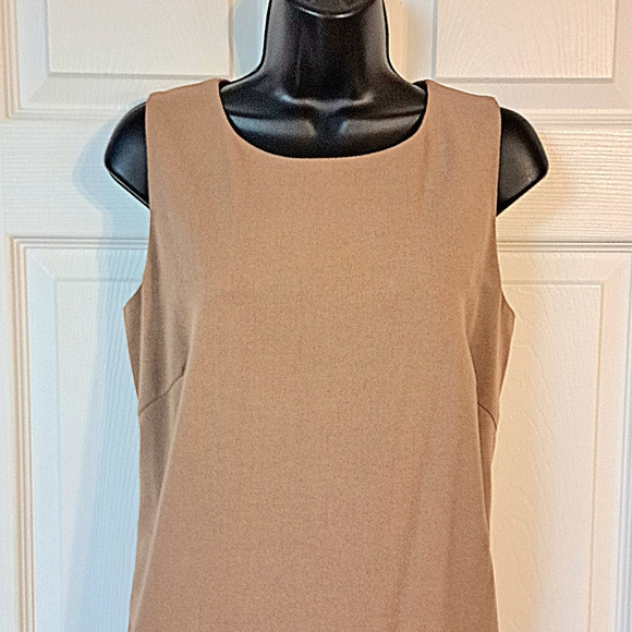 Calvin Klein Brown Belted Shift Dress - Picture 2 of 5